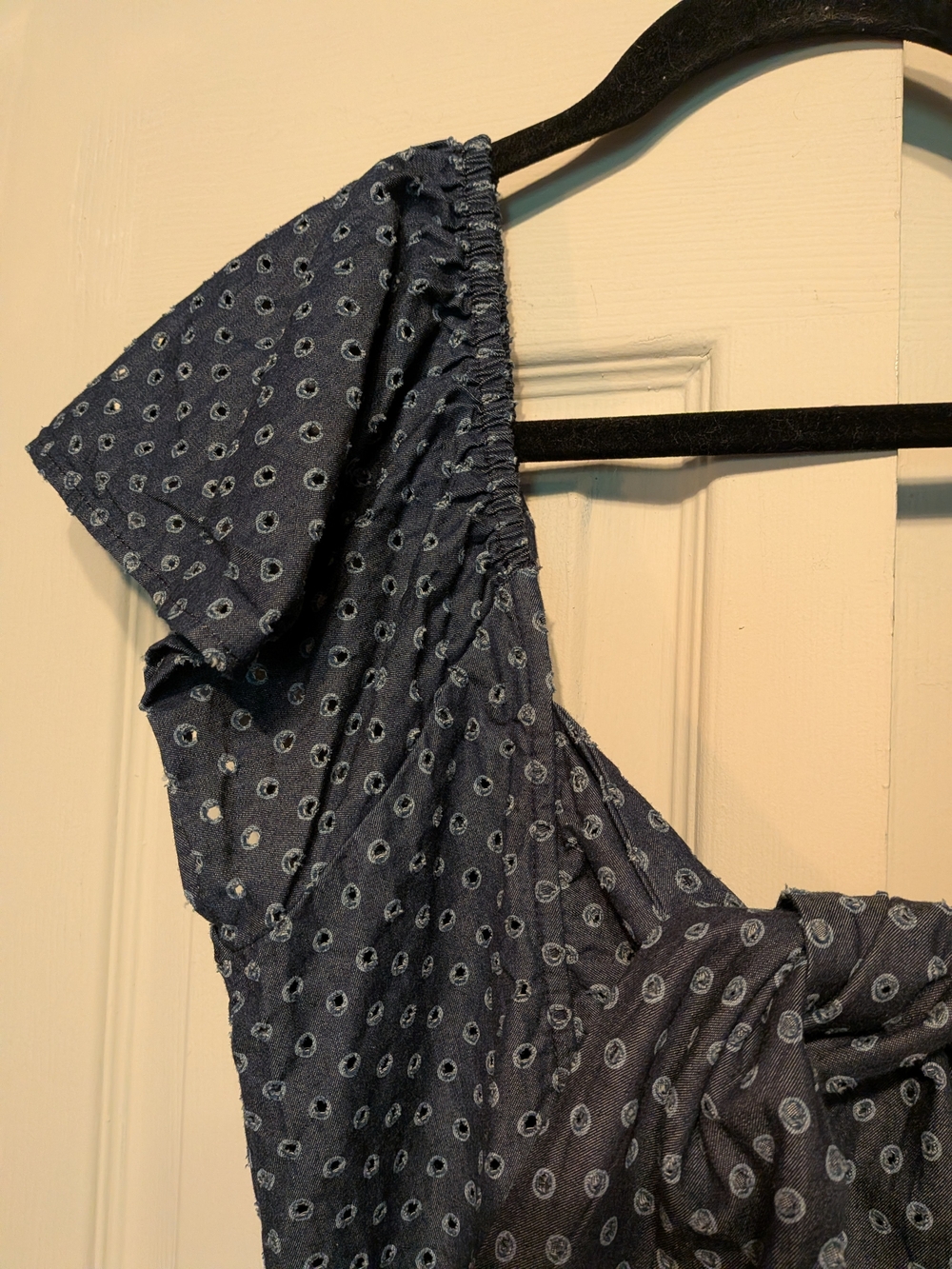 Printed Mini Dress with Ruffle Straps - Picture 4 of 7
